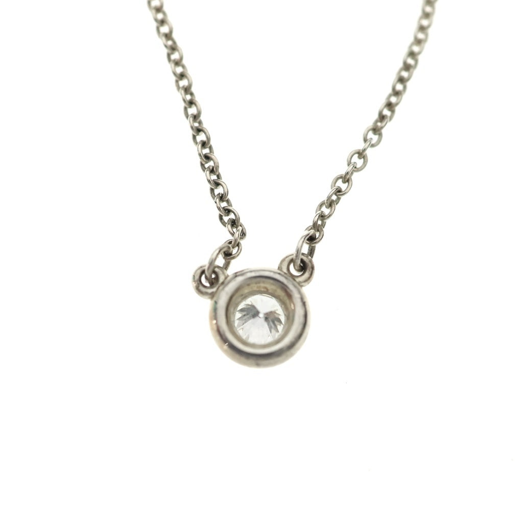 TIFFANY & Co.(ティファニー) バイザヤード 1Pダイヤ ネックレス ペンダント チェーン シルバー Ag925 D0.10ct レディース