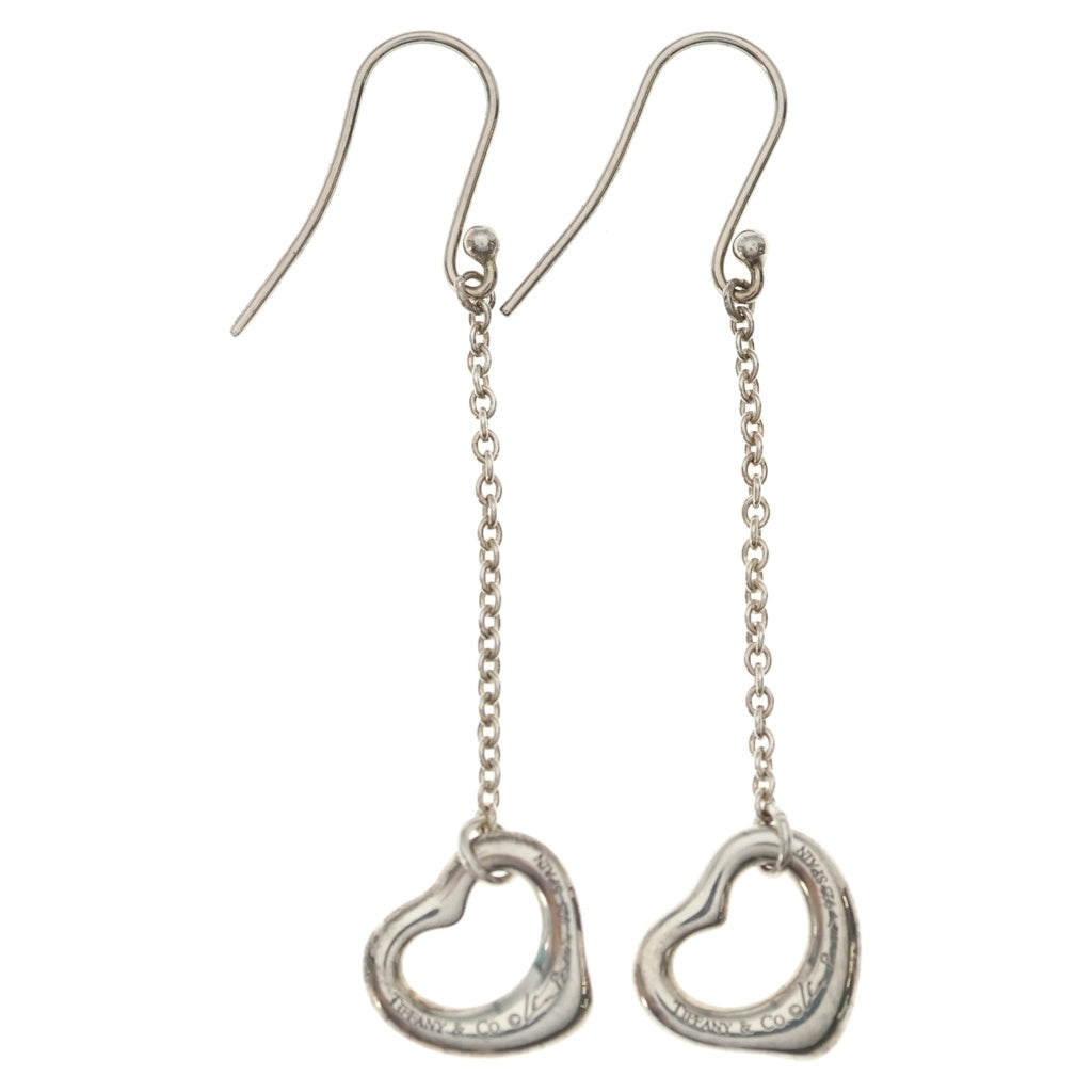 TIFFANY & Co.(ティファニー) エルサペレッティ オープンハート ドロップピアス シルバー SV925 レディース