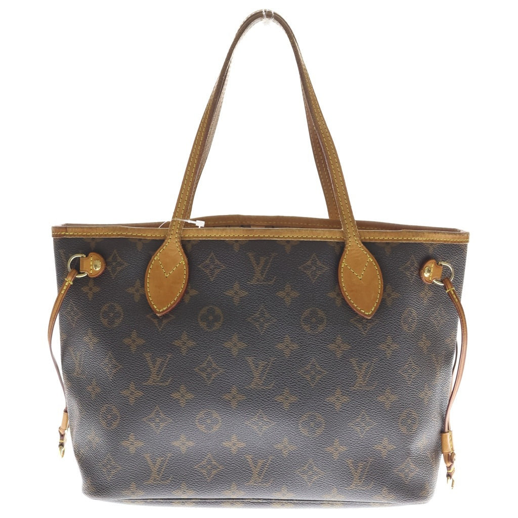 LOUIS VUITTON(ルイヴィトン) モノグラム ネヴァーフルPM ハンドバッグ トートバッグ ブラウン レザー×PVC M40155 ゴールド金具 レディース