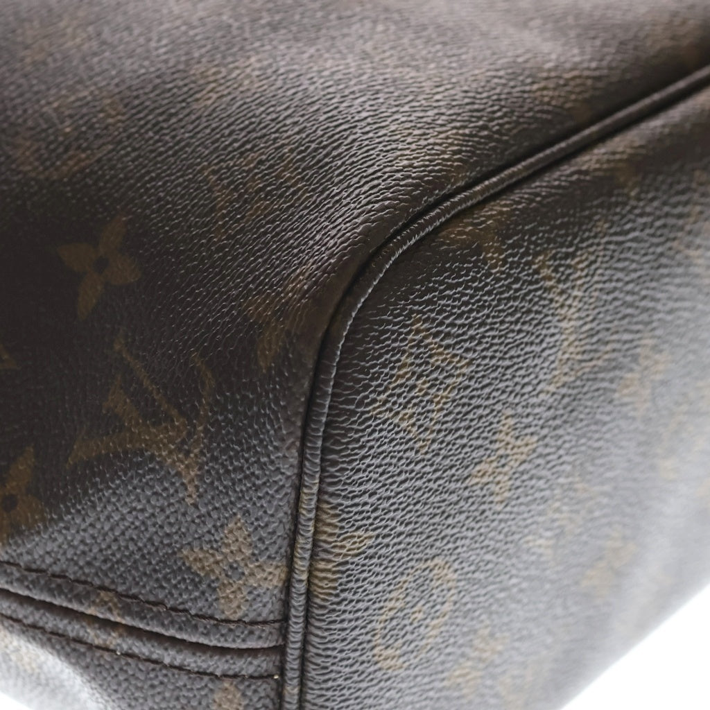 LOUIS VUITTON(ルイヴィトン) モノグラム ネヴァーフルPM ハンドバッグ トートバッグ ブラウン レザー×PVC M40155 ゴールド金具 レディース
