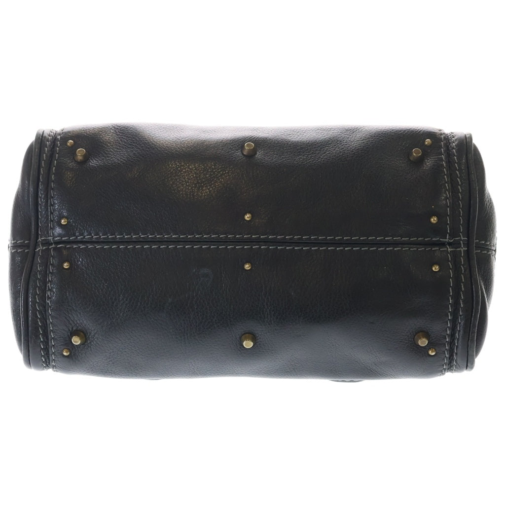 Chloe(クロエ) パディントン ハンドバッグ ブラック レザー ゴールド金具 レディース