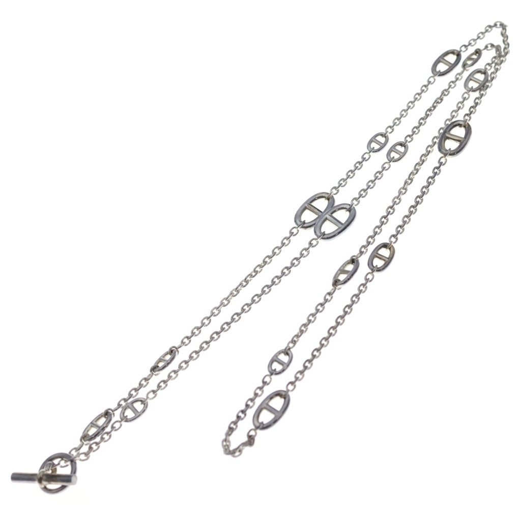 HERMES(エルメス) ファランドール ネックレス ペンダント チェーン シルバー 97.9g 17AB059049