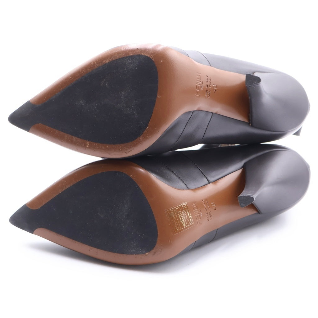 FENDI(フェンディ) FFロゴモチーフ ロココ ニットソックスブーツ ブラウン #40 レディース