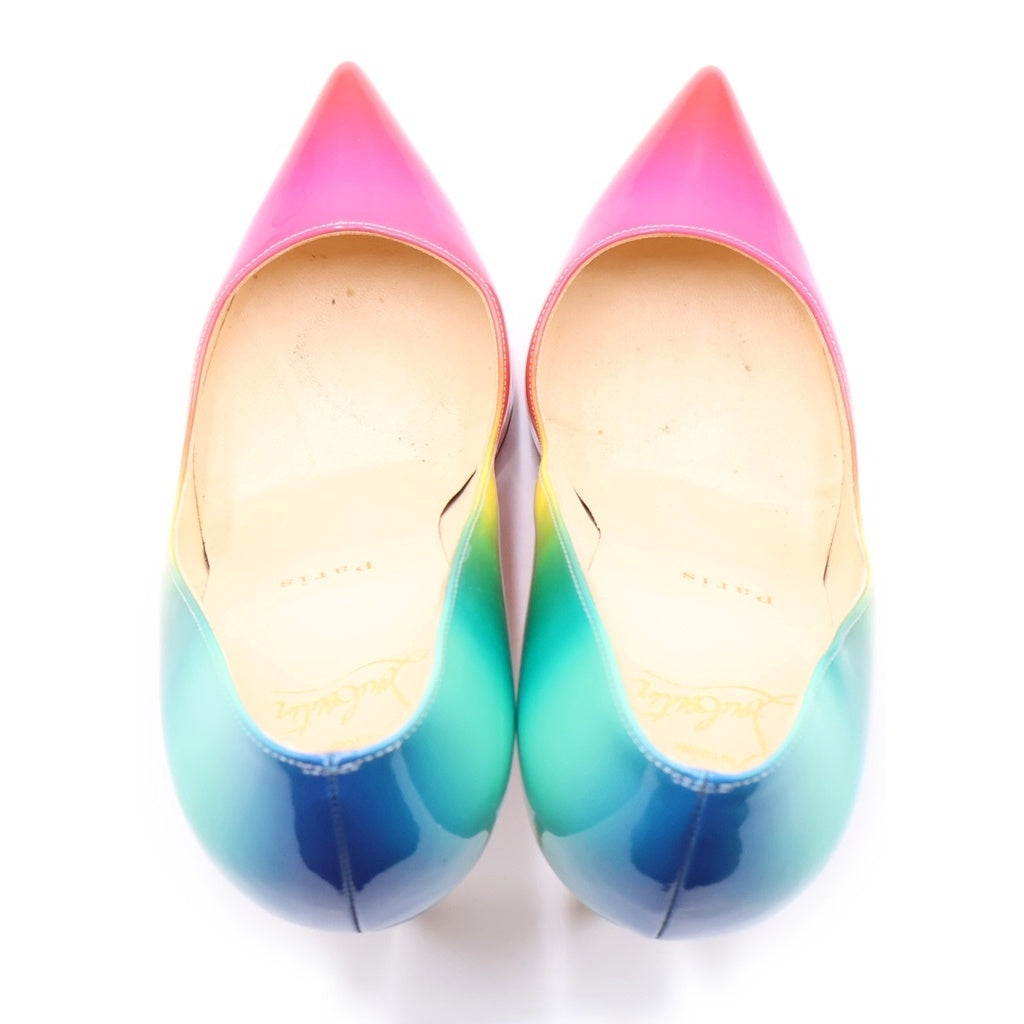 CHRISTIAN LOUBOUTIN(クリスチャンルブタン) グラデーションヒールシューズ マルチカラー #38 1/2 レディース
