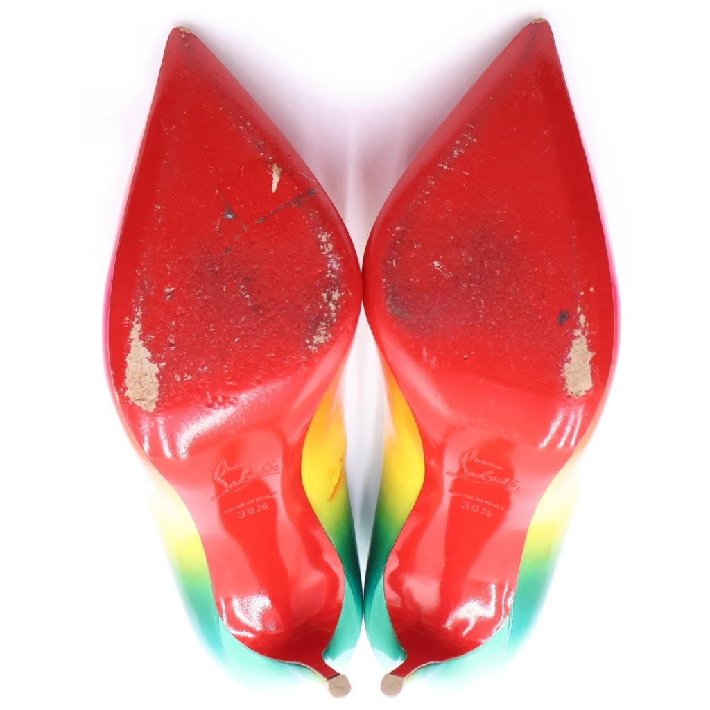 CHRISTIAN LOUBOUTIN(クリスチャンルブタン) グラデーションヒールシューズ マルチカラー #38 1/2 レディース