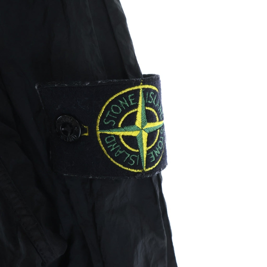 STONE ISLAND(ストーンアイランド) Nylon Metal Shirt Jacket ナイロン メタル シャツ ジャケット ワッペン ブラック 801511219