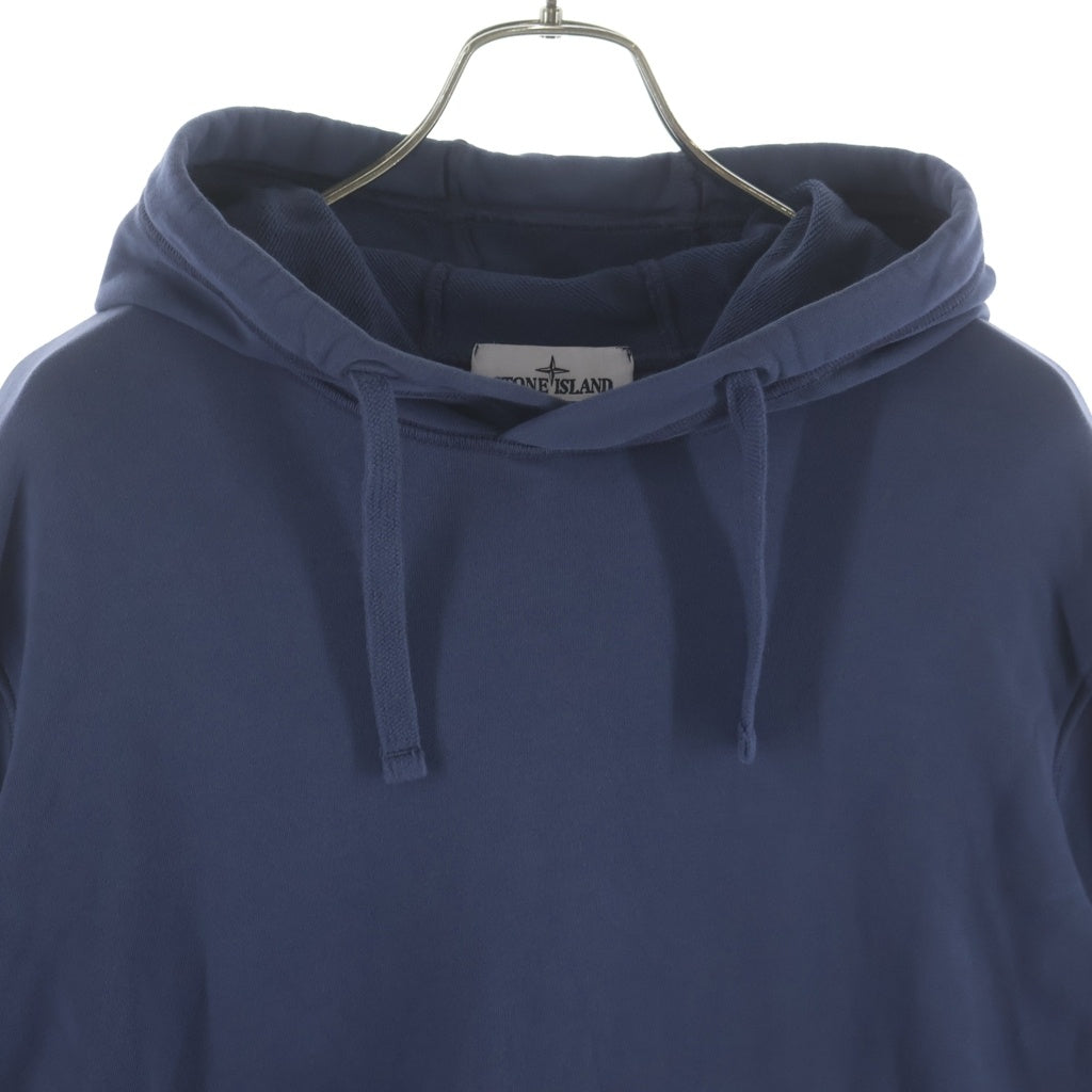 STONE ISLAND(ストーンアイランド) プルオーバー フーディー スウェット ワッペン ネイビー コットン
