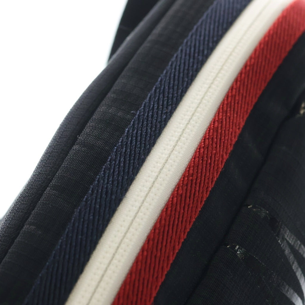 MONCLER(モンクレール) ロゴ カットベルトバッグ ボディバッグ ウエストバッグ ショルダーバッグ ブラック