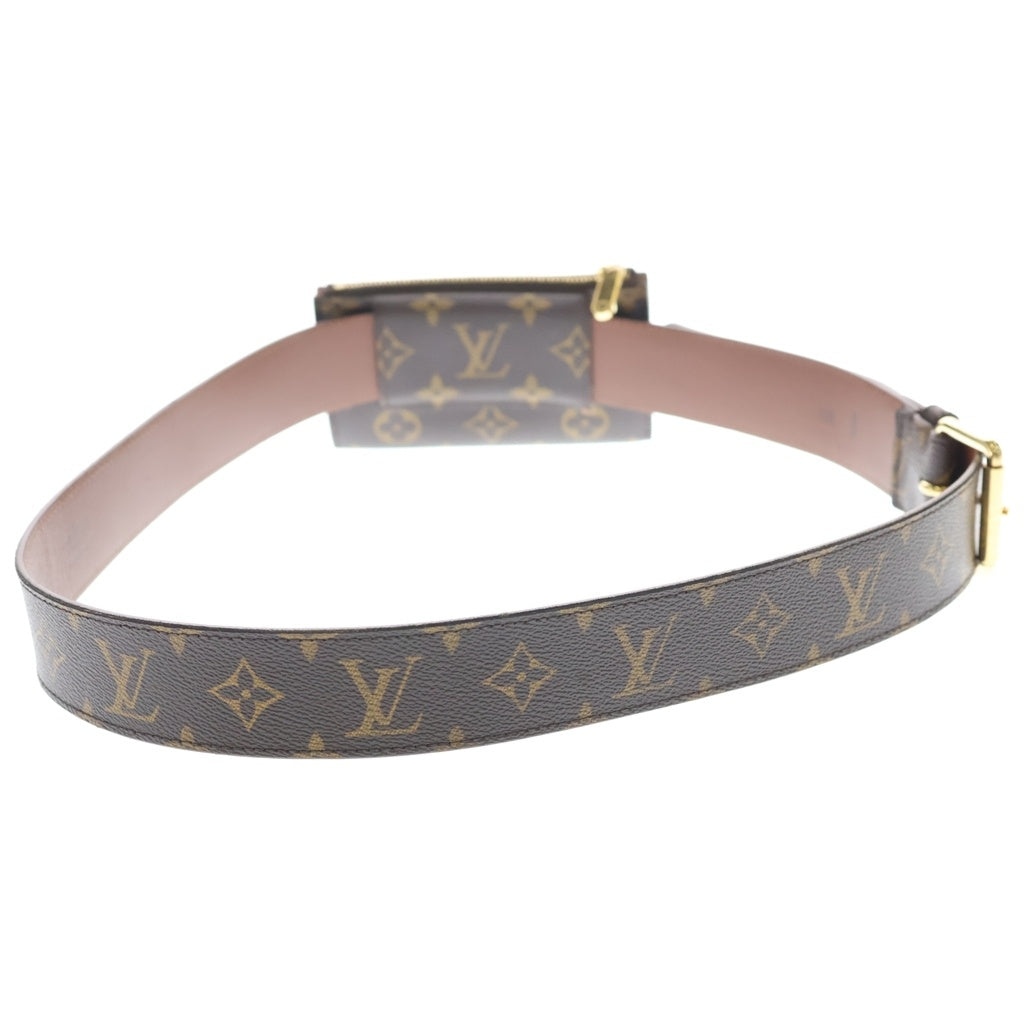 LOUIS VUITTON(ルイヴィトン) モノグラム サンチュール ポシェット デュオ ウエストバッグ M9836 ブラウン レディース