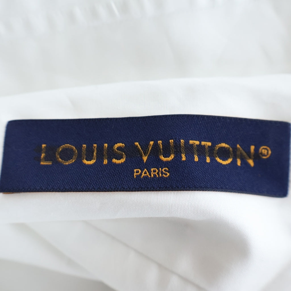 LOUIS VUITTON(ルイヴィトン) STAPLES EDITION 無地 シャツ ホワイト #XL RM241QOUQHJS40W レディース