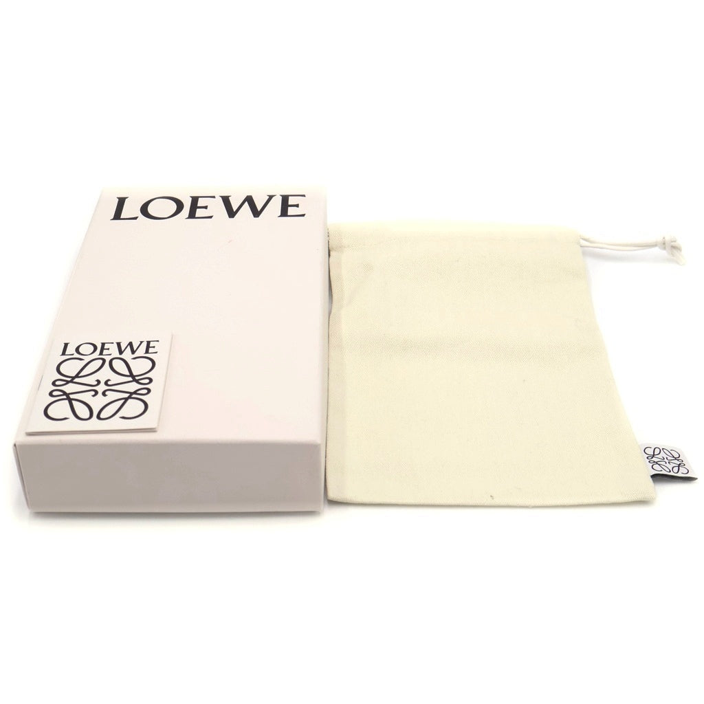 LOEWE(ロエベ) パズルジップアラウンド パウラズイビザコラボ レザー ラウンドファスナー 長財布 ブラック/イエロー/ピンク/ベージュ レディース