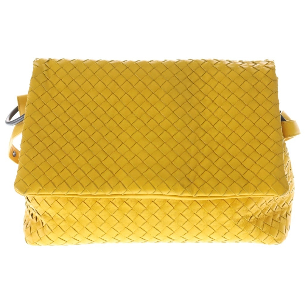 BOTTEGA VENETA(ボッテガヴェネタ) イントレチャート レザー ワンショルダーバッグ イエロー レディース