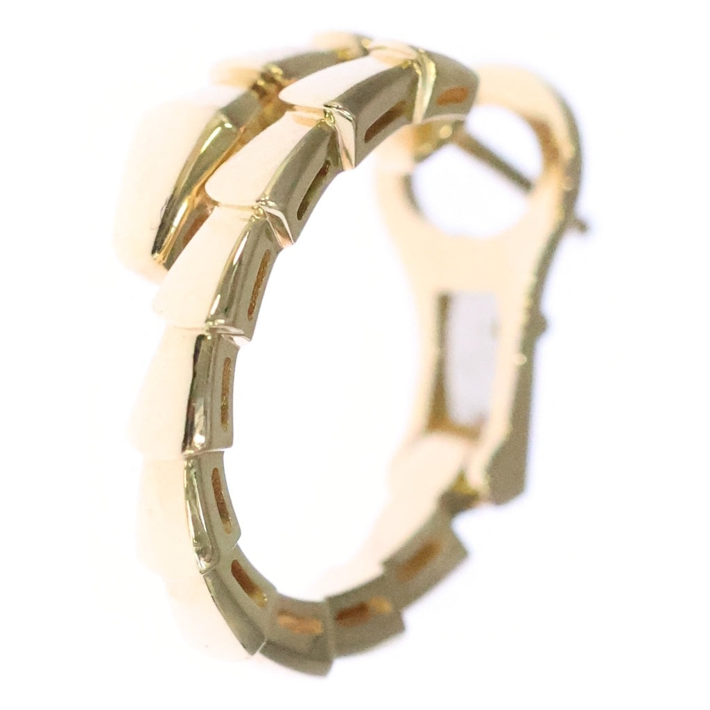 BVLGARI(ブルガリ) セルペンティ ヴァイパー Au750 K18YG 片耳 ピアス イエローゴールド