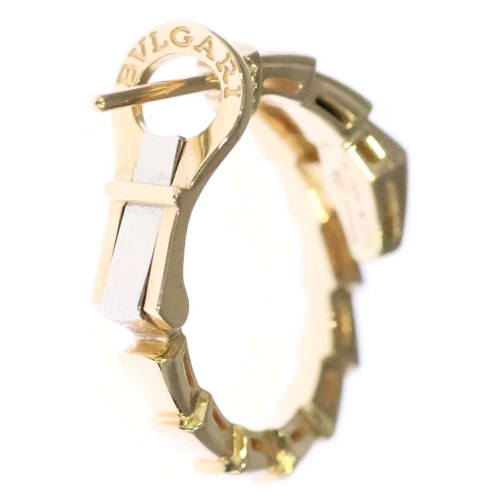 BVLGARI(ブルガリ) セルペンティ ヴァイパー Au750 K18YG 片耳 ピアス イエローゴールド