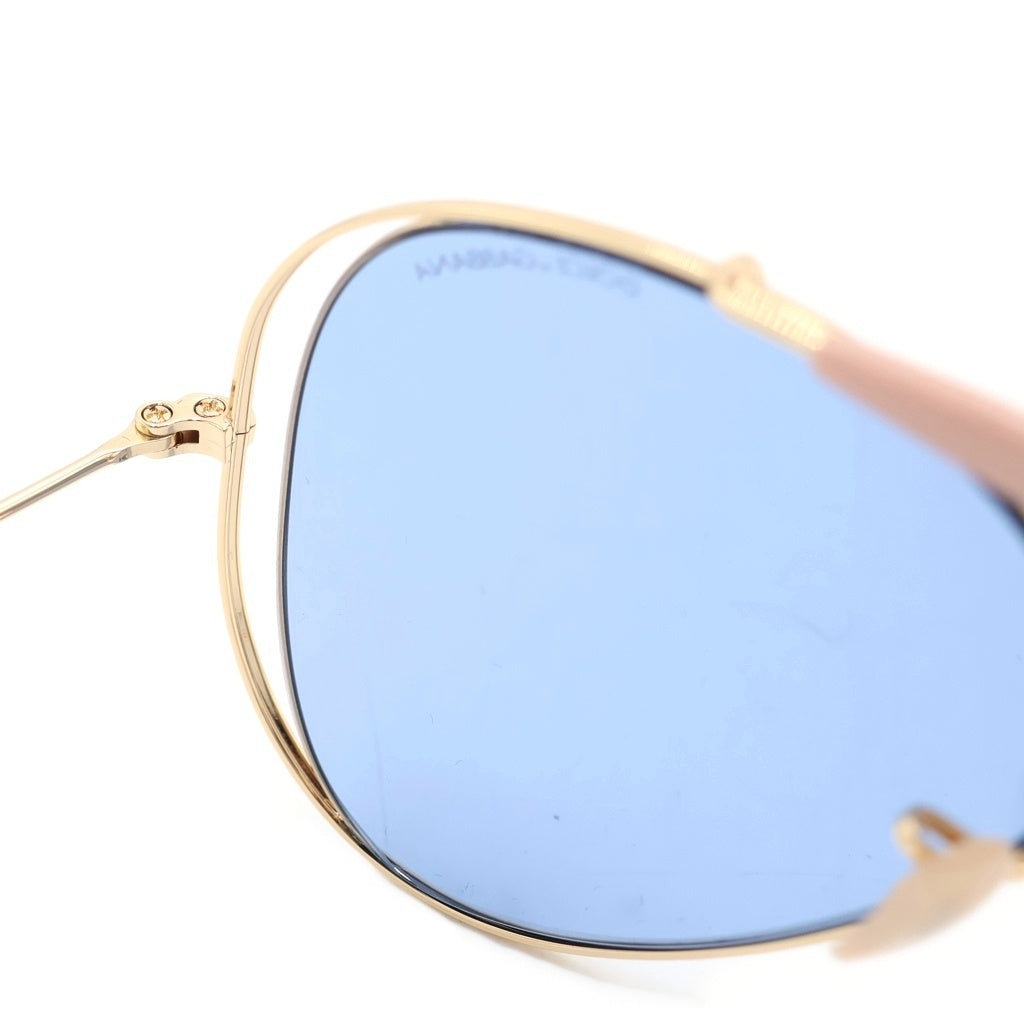 Ray Ban(レイバン) ×DOLCE&GABBANA THE SHOOTER ドルチェアンドガッバーナ サングラス アイウェア メガネ 眼鏡 カラーレンズ メタル ゴールド/ライトブルー RB3138M レディース