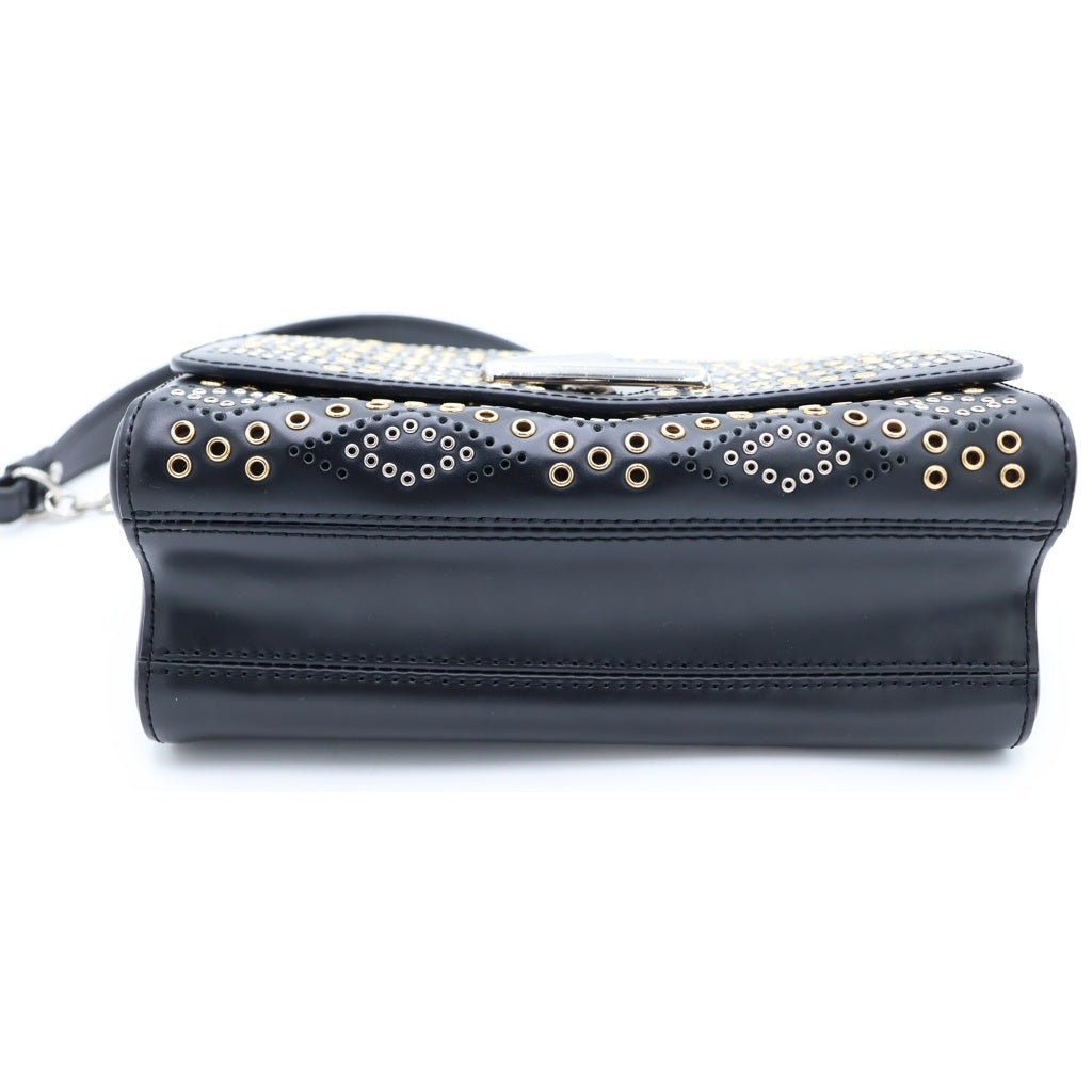 LOUIS VUITTON(ルイヴィトン) エピ ツイストMM 2WAYハンドバッグ チェーンショルダーバッグ ブラック レザー M42365 シルバー金具 レディース
