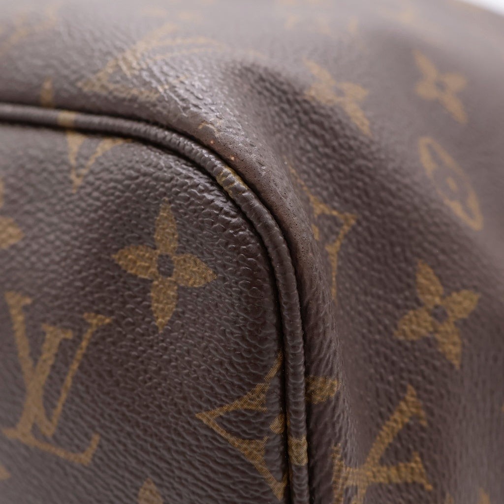 LOUIS VUITTON(ルイヴィトン) モノグラム ネヴァーフルMM PVC レザー トートバッグ ハンドバッグ ブラウン M40156 レディース