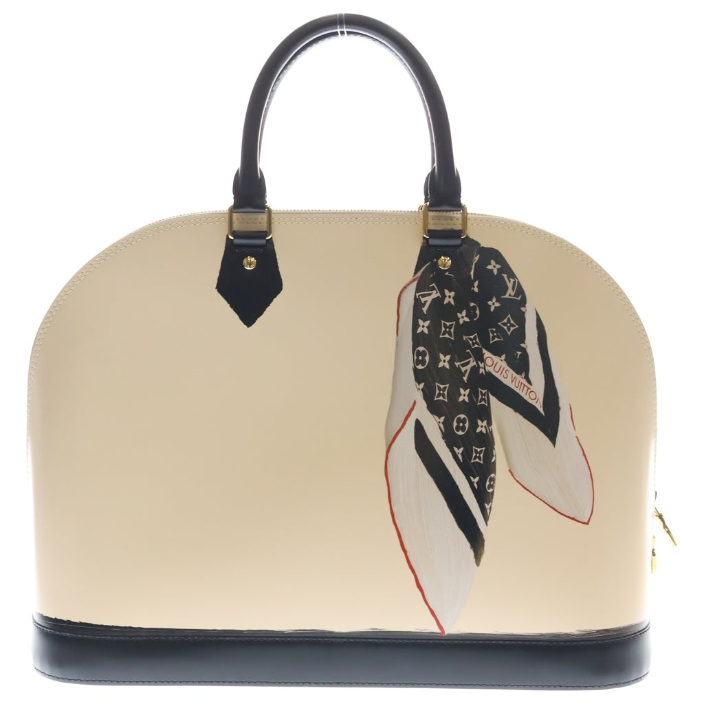 LOUIS VUITTON(ルイヴィトン) アルマGM トロンプイユ ハンドバッグ ライトピンク×ブラック レザー M23598 ゴールド金具 レディース