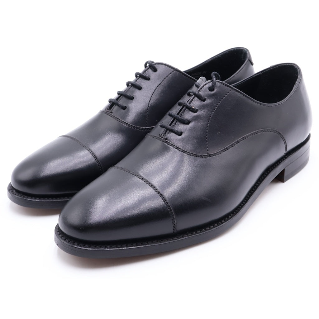 Berwick1707(バーウィック1707) プレーントゥ レザードレスシューズ ブラック #UK7
