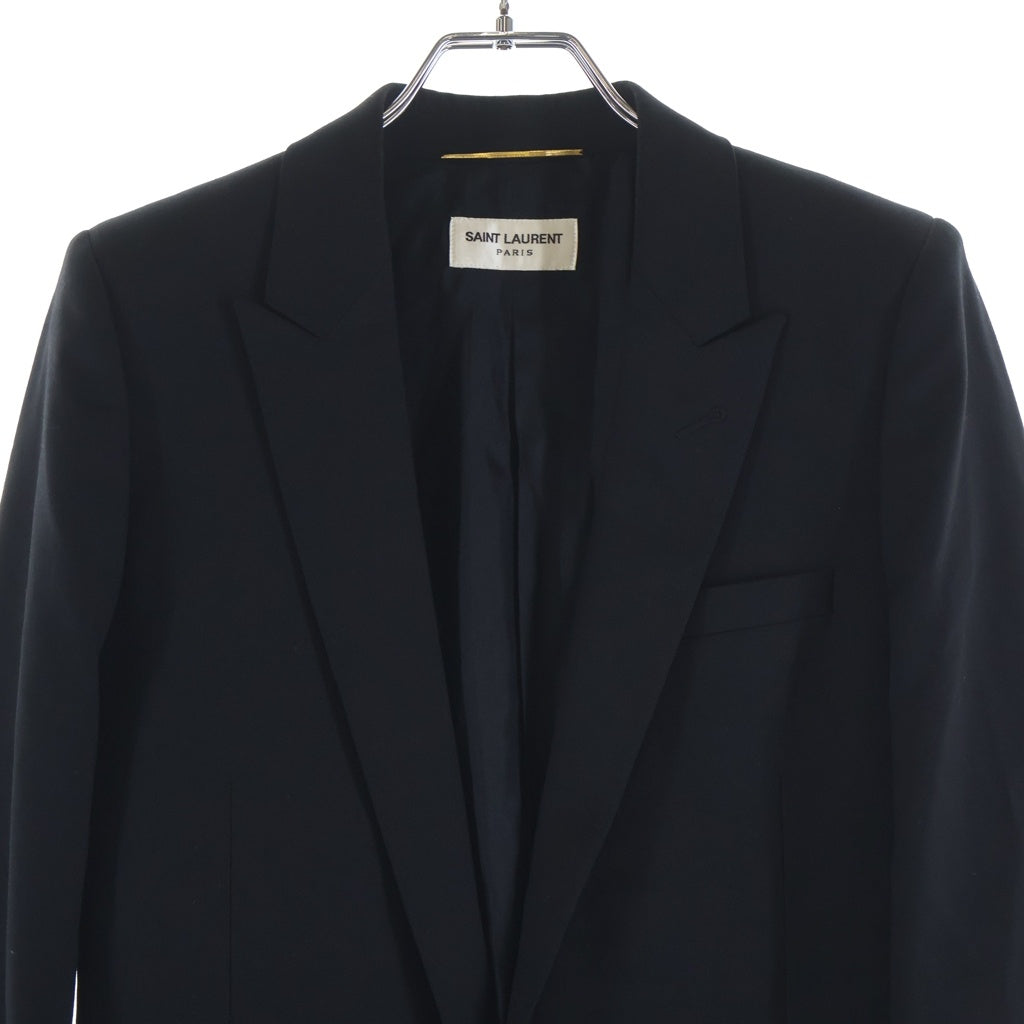 SAINT LAURENT PARIS(サンローランパリ) ウール テーラードジャケット #F34 ブラック 368992 レディース