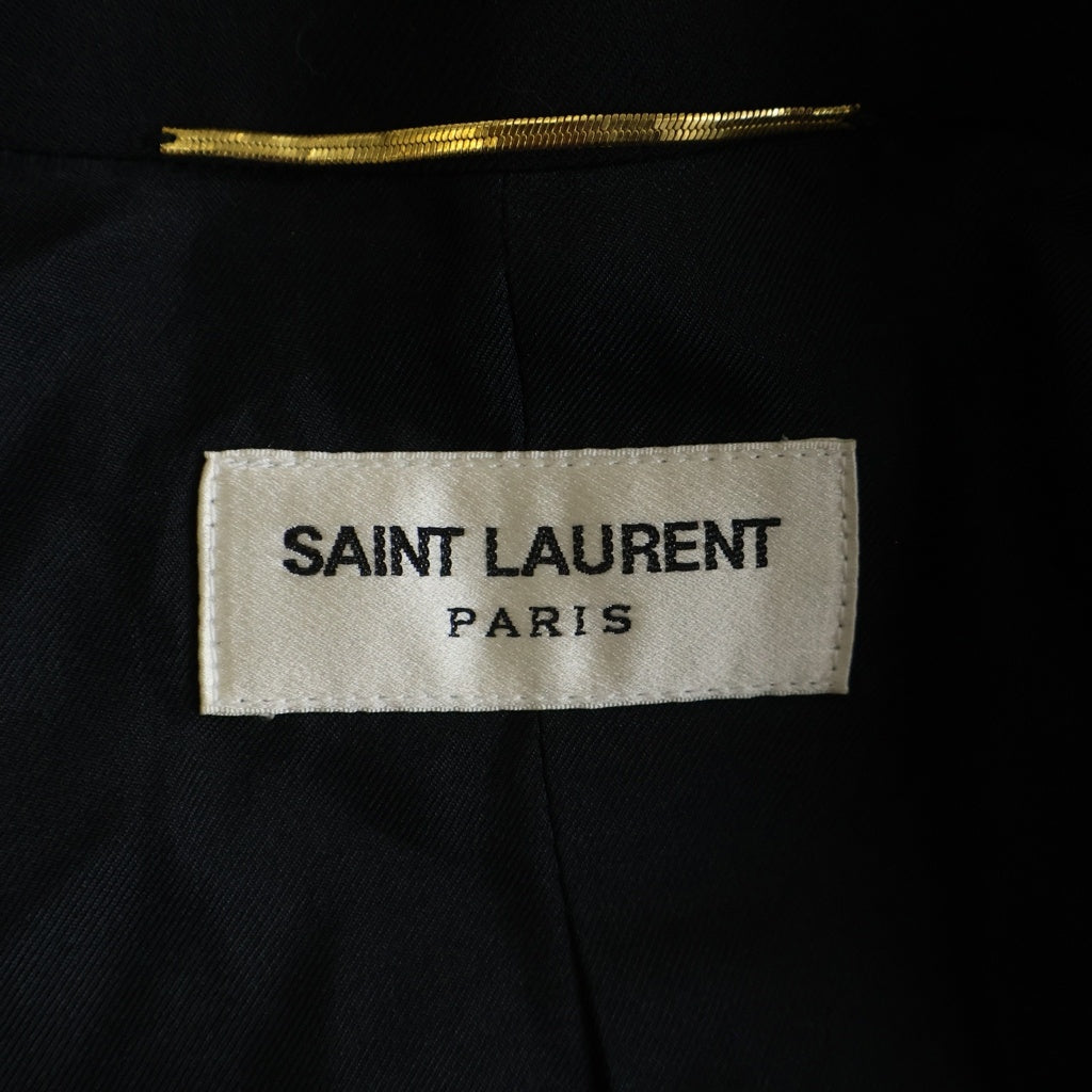 SAINT LAURENT PARIS(サンローランパリ) ウール テーラードジャケット #F34 ブラック 368992 レディース