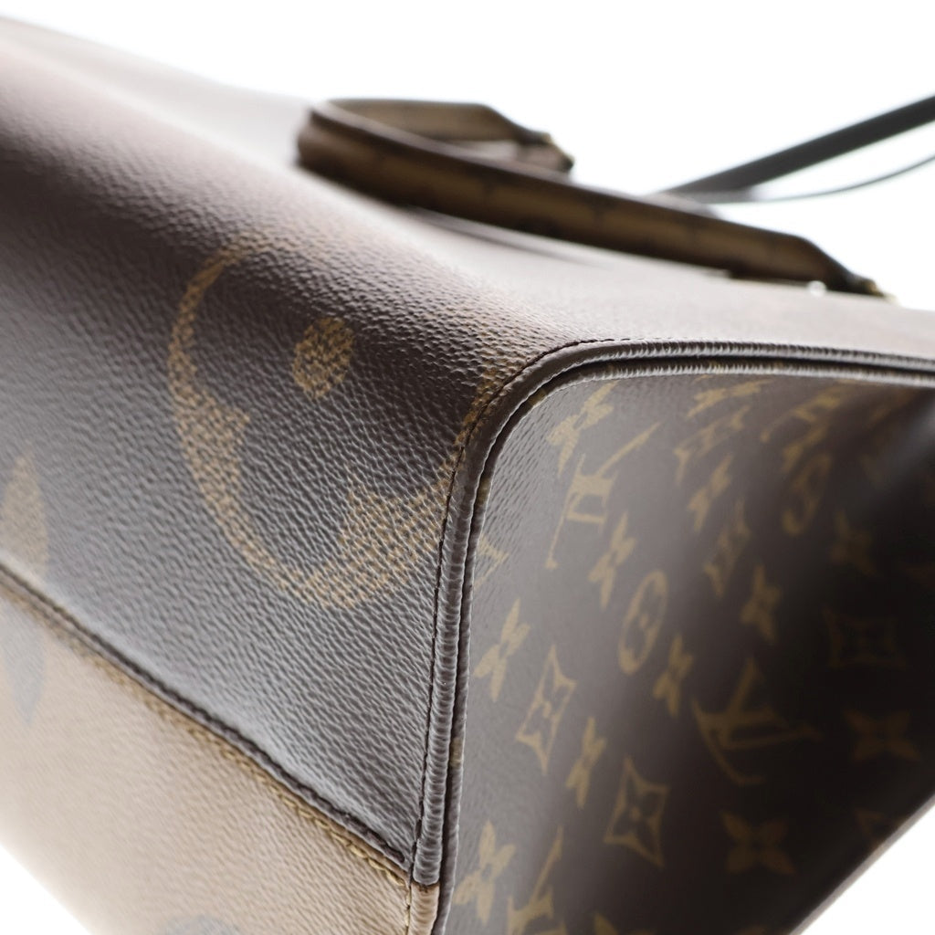 LOUIS VUITTON(ルイヴィトン) モノグラムジャイアント リバース オンザゴーMM ハンド ショルダーバッグ PVC レザー ブラウン M45321 RFID レディース
