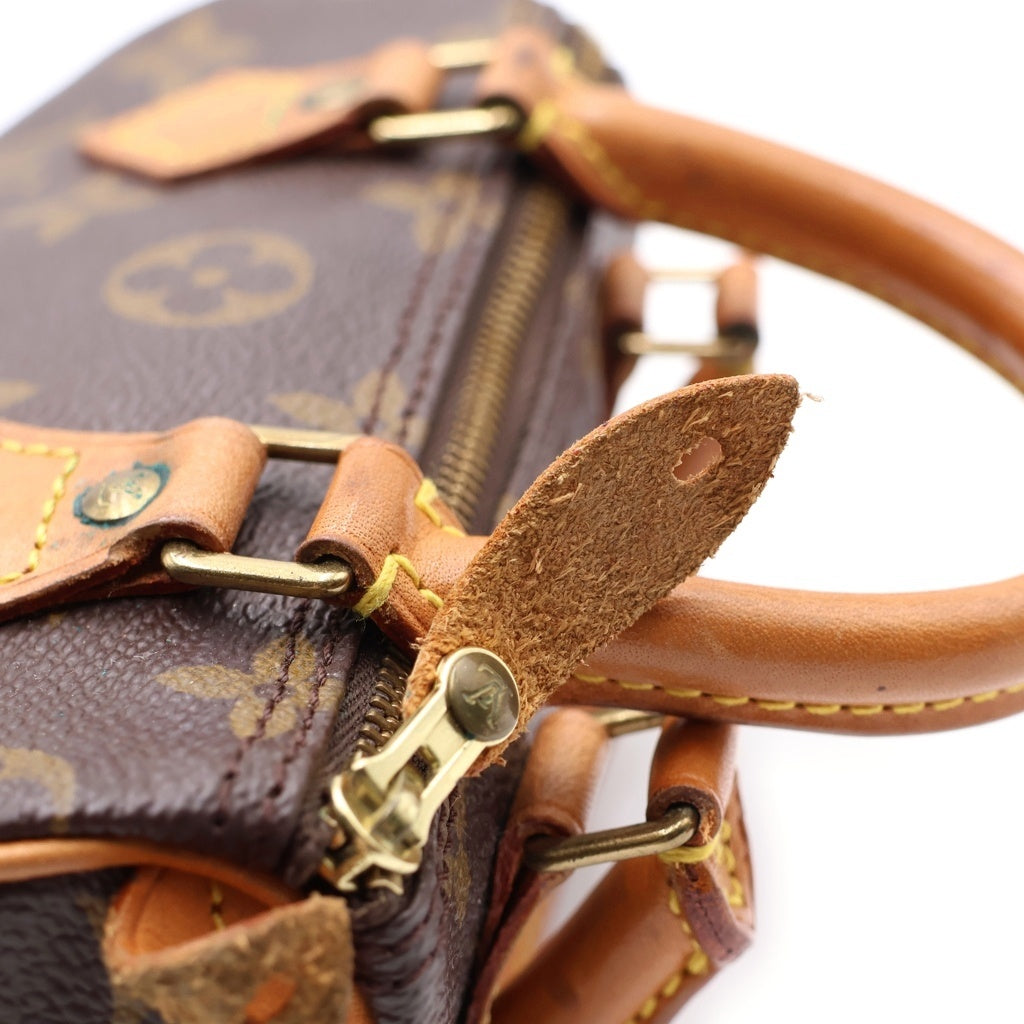 LOUIS VUITTON(ルイヴィトン) モノグラム ミニスピーディ PVC レザー ハンドバッグ ミニバッグ ポーチ ブラウン M41534 レディース