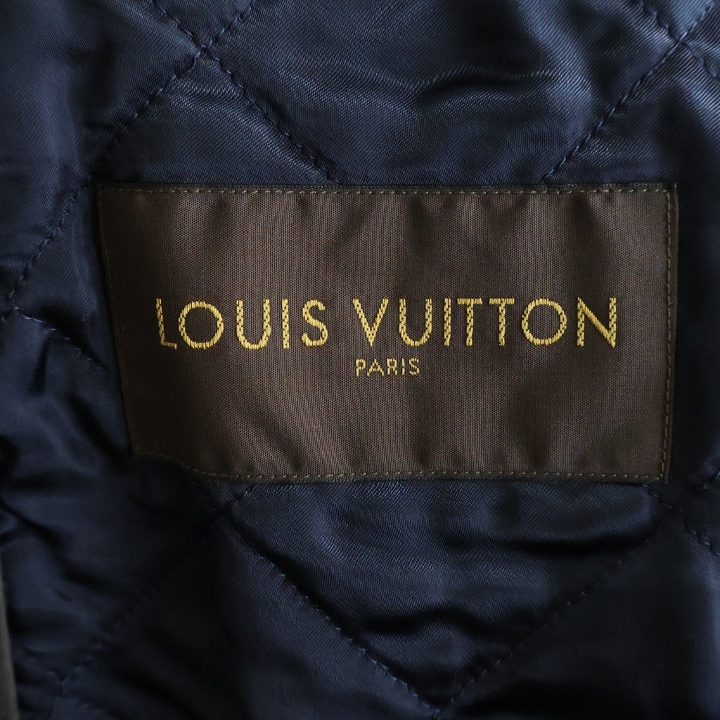 LOUIS VUITTON(ルイヴィトン) ダブルライダースレザージャケット ダークブラウン RM141Q H5IL08KLU