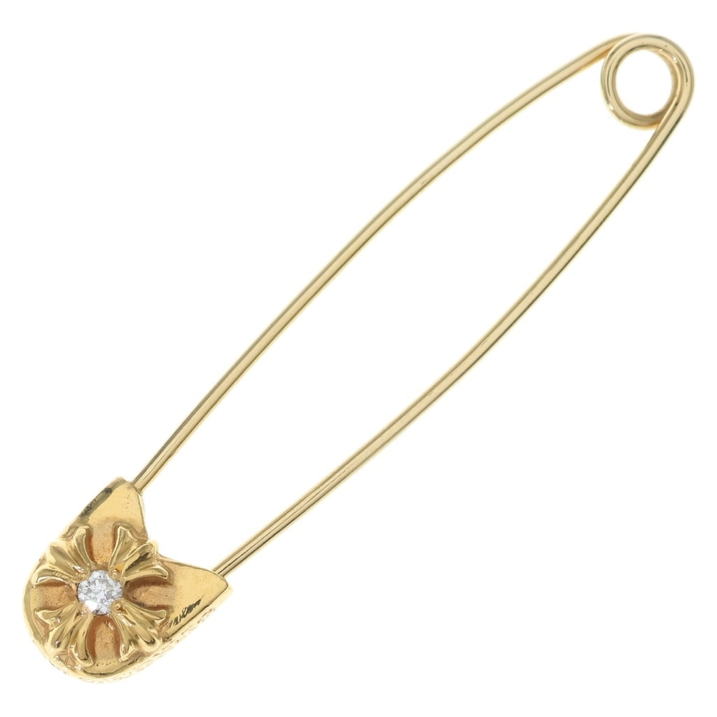 CHROME HEARTS(クロムハーツ) 22K SAFETYPIN LG 1DIA セーフティピン ラージ 1ダイヤ ゴールド