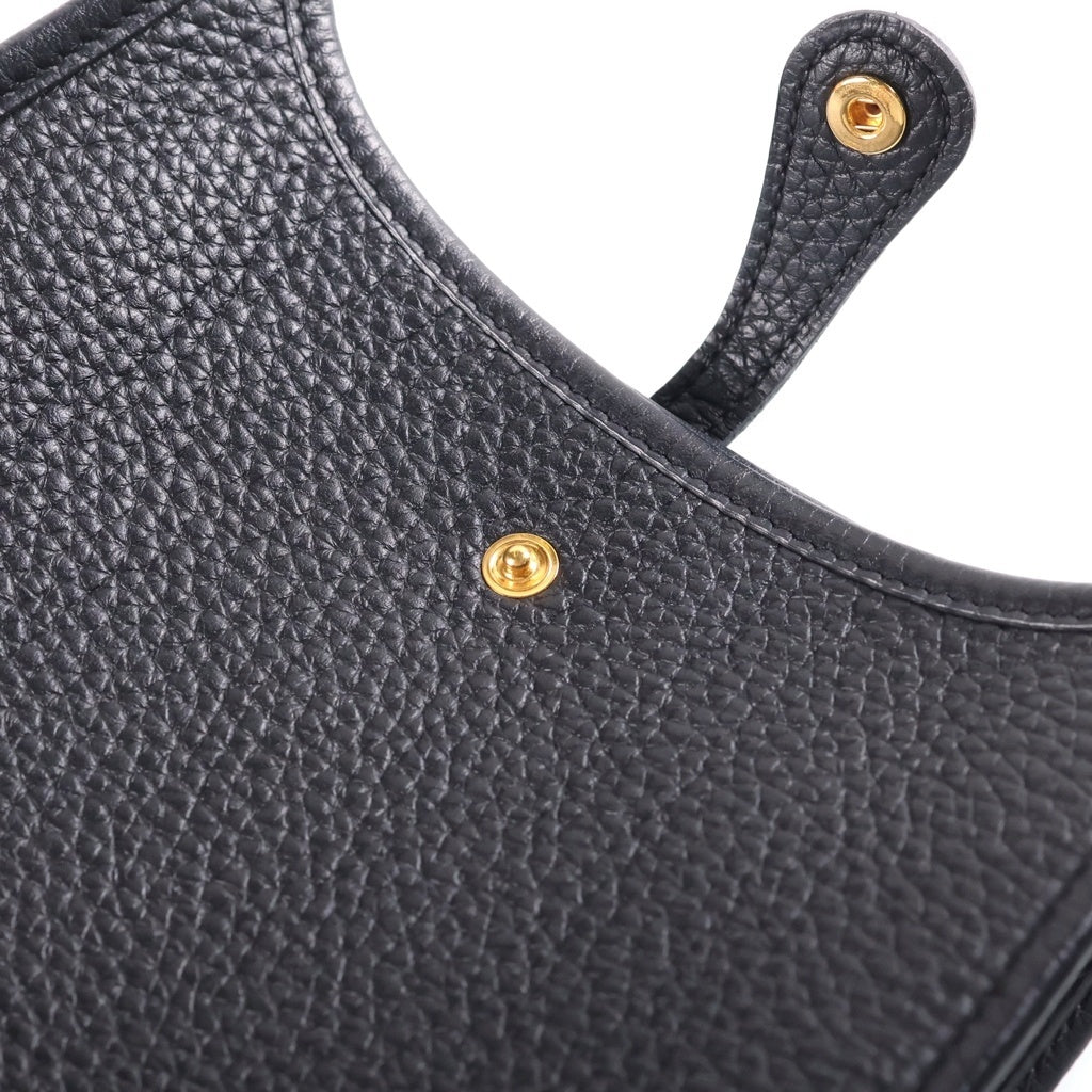HERMES(エルメス) エヴリンTPM ブラック トリヨンクレマンス ゴールド金具 B刻印 ショルダーバッグ レディース