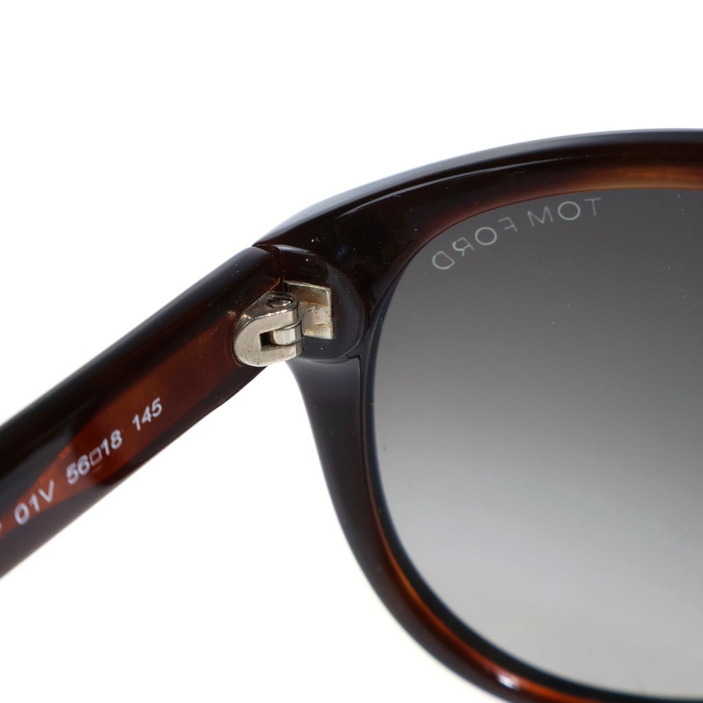 TOM FORD(トムフォード) Kurt カート ティアドロップ サングラス アイウェア 56□18-145 ブラック TF9347 レディース