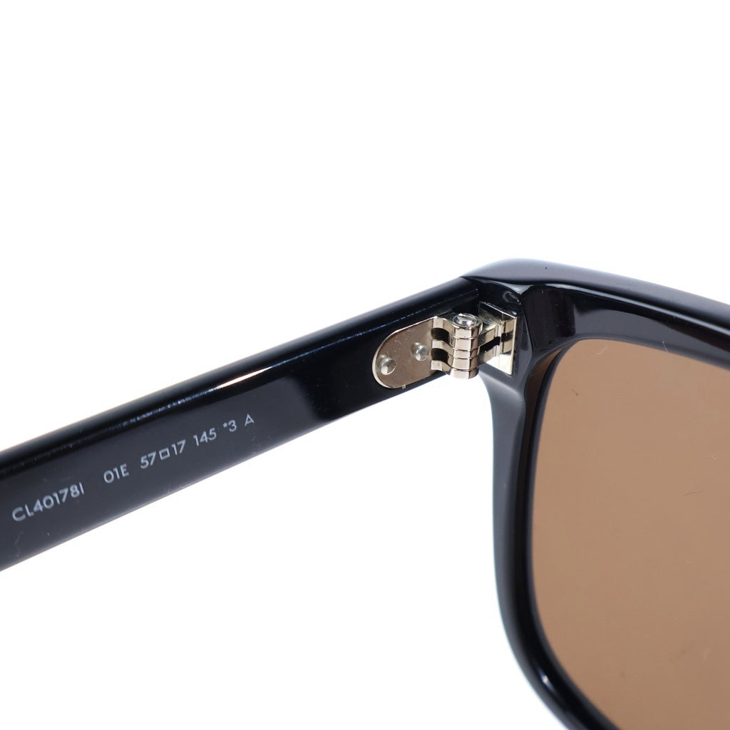 CELINE(セリーヌ) スクエア ウェリントン サングラス アイウェア 57□17-145 CL401781 ブラック レディース