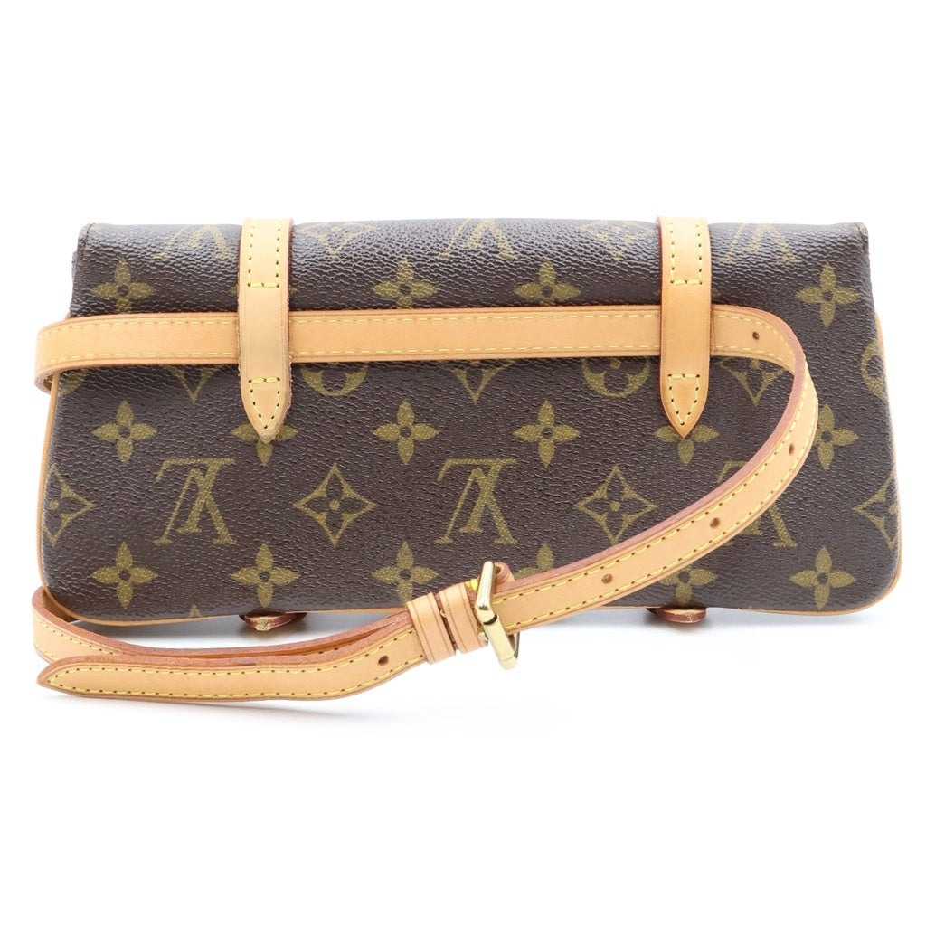 LOUIS VUITTON(ルイヴィトン) モノグラム ポシェットマレル ショルダーバッグ ボディバッグ ブラウン PVC×レザー M51159 レディース