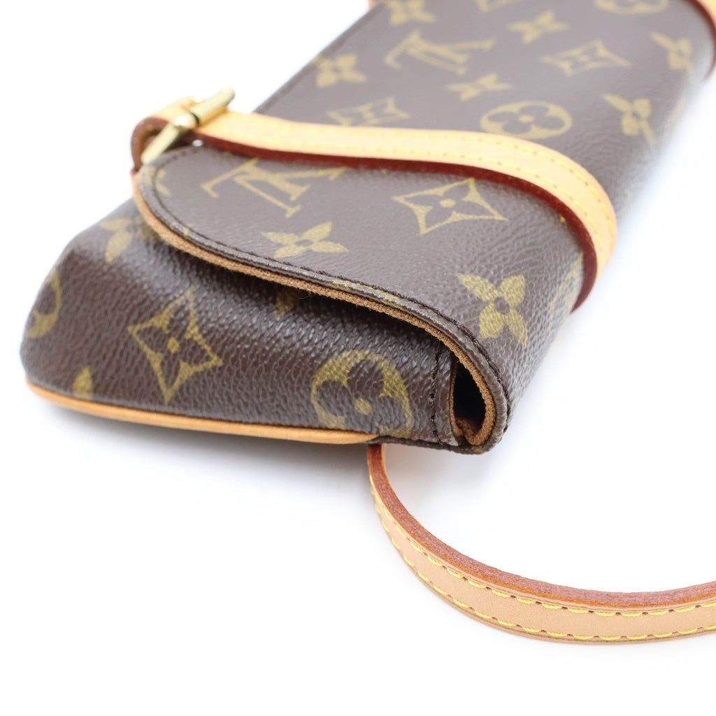 LOUIS VUITTON(ルイヴィトン) モノグラム ポシェットマレル ショルダーバッグ ボディバッグ ブラウン PVC×レザー M51159 レディース