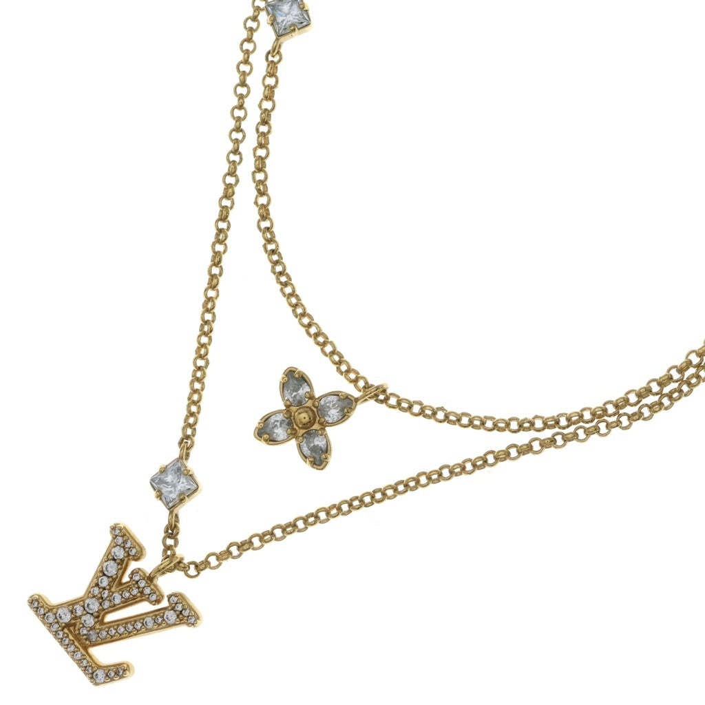 LOUIS VUITTON(ルイヴィトン) ネックレス・レディLV ネックレス ペンダント チェーン ゴールド M01845 レディース