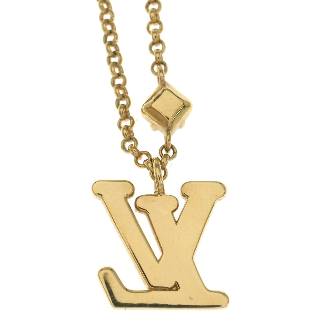 LOUIS VUITTON(ルイヴィトン) ネックレス・レディLV ネックレス ペンダント チェーン ゴールド M01845 レディース