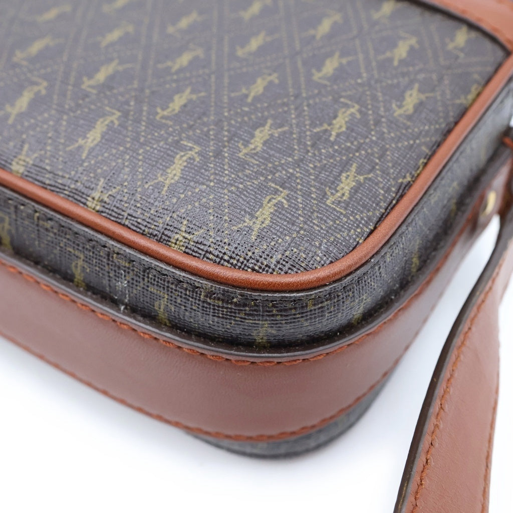 SAINT LAURENT PARIS(サンローランパリ) カメラバッグ ショルダーバッグ ル モノグラム PVC レザー ブラウン 669957 レディース