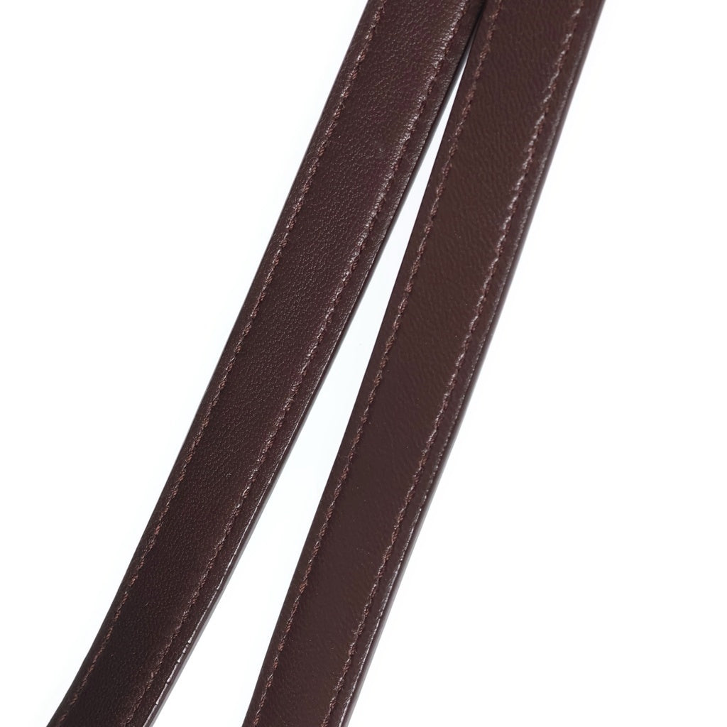 SAINT LAURENT PARIS(サンローランパリ) ジェイミー4.3 チェーン ショルダーバッグ ゴールド金具 レザー ダークブラウン 805859 レディース