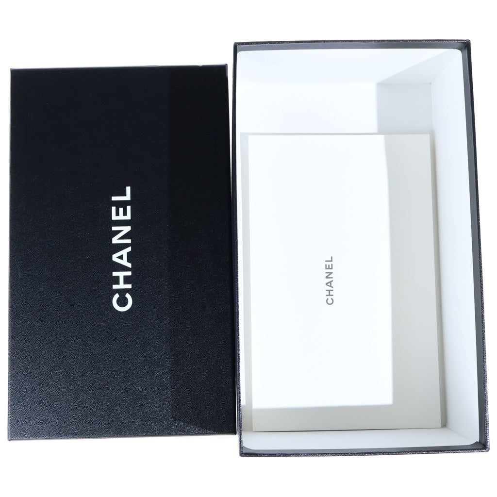 CHANEL(シャネル) ココマーク エスパドリーユ フラットシューズ スリッポン アイボリー×ブラック G29762 レディース