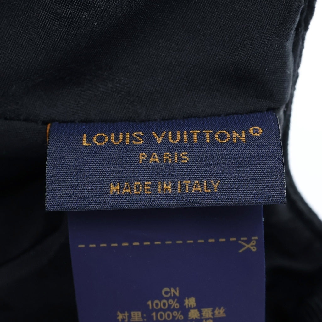 LOUIS VUITTON(ルイヴィトン) LV アイコニック キャップ コットン ブラック M7050L