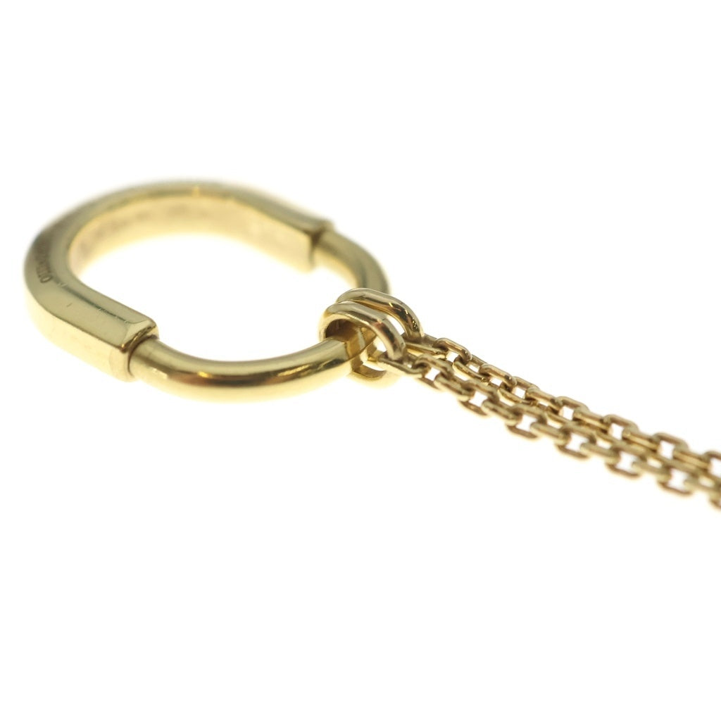 TIFFANY & Co.(ティファニー) ロック スモール ペンダント Au750 K18 イエローゴールド レディース