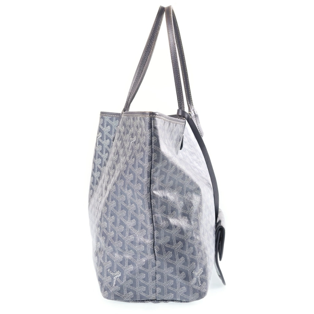 GOYARD(ゴヤール) サンルイPM トートバッグ ハンドバッグ グレー レザー×PVC レディース