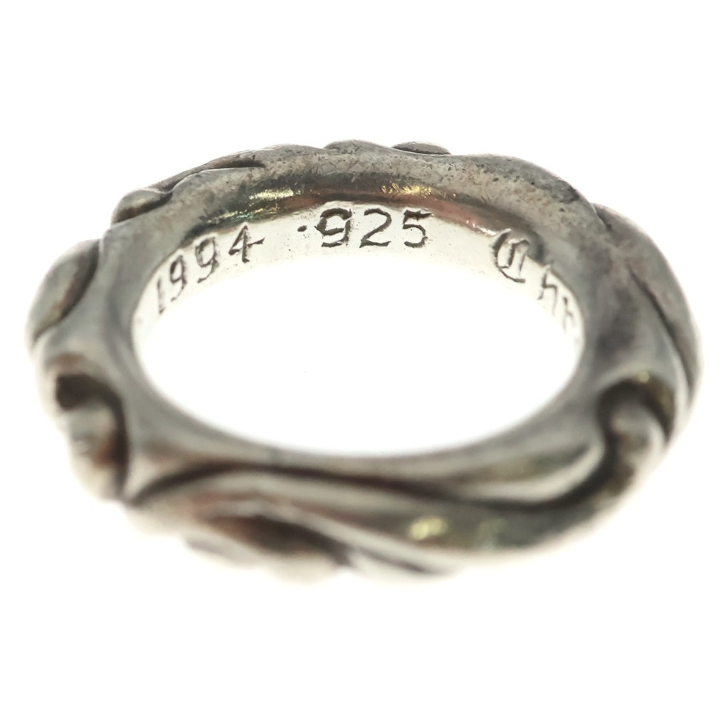 CHROME HEARTS(クロムハーツ) SCRL BAND スクロールバンド リング シルバー #9 BCA351