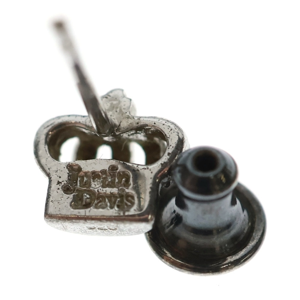 Justin Davis(ジャスティンデイヴィス) TINY CROWN EARRING タイニー クラウン スタッド ピアス シルバー