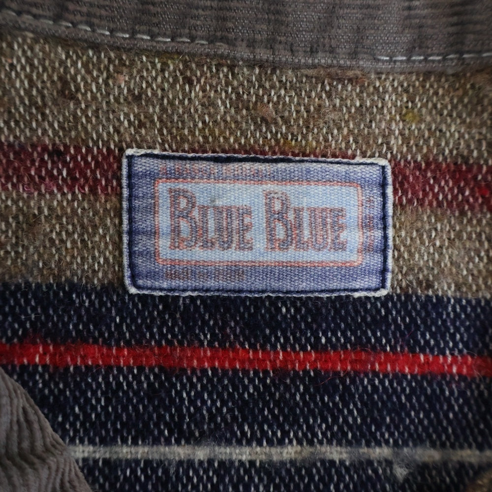 BLUE BLUE(ブルーブルー) 3ポケット デニムカバーオール ジャケット インディゴ