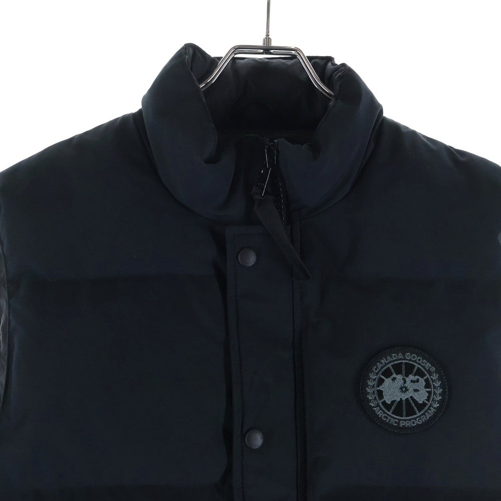 CANADA GOOSE(カナダグース) BLACK LABEL GARSON VEST ブラックレーベル ガーソン ロゴパッチ ダブルジップ ダウンベスト ブラック 2081MB