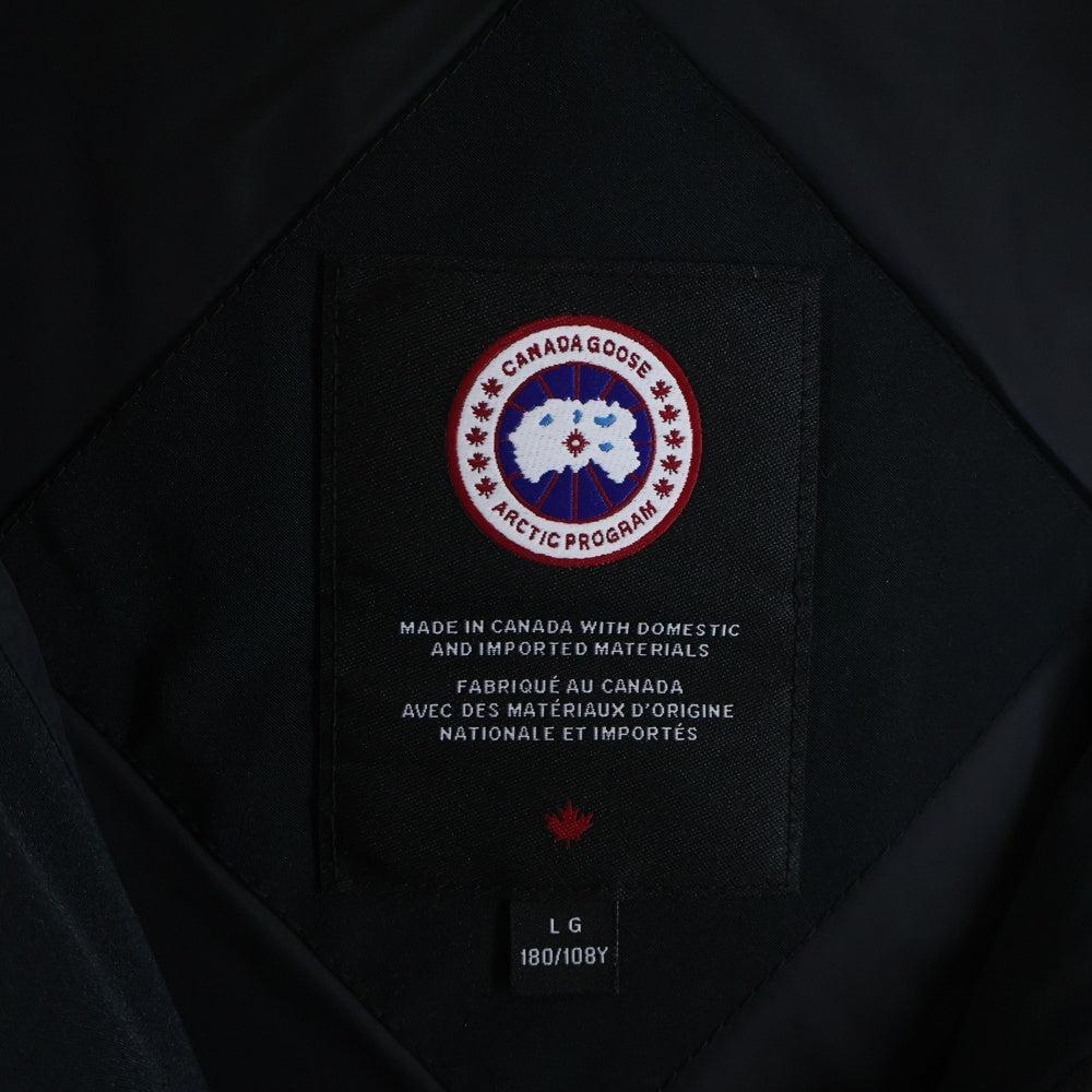 CANADA GOOSE(カナダグース) BLACK LABEL GARSON VEST ブラックレーベル ガーソン ロゴパッチ ダブルジップ ダウンベスト ブラック 2081MB
