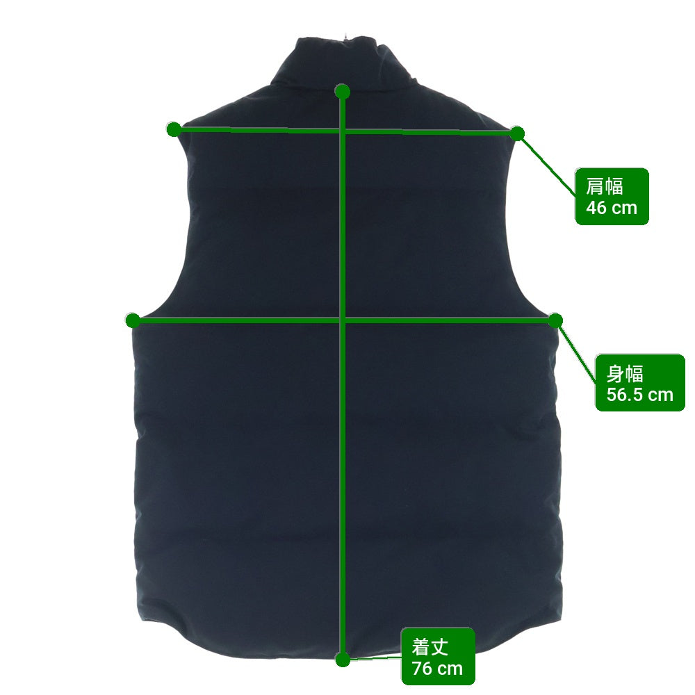 CANADA GOOSE(カナダグース) BLACK LABEL GARSON VEST ブラックレーベル ガーソン ロゴパッチ ダブルジップ ダウンベスト ブラック 2081MB