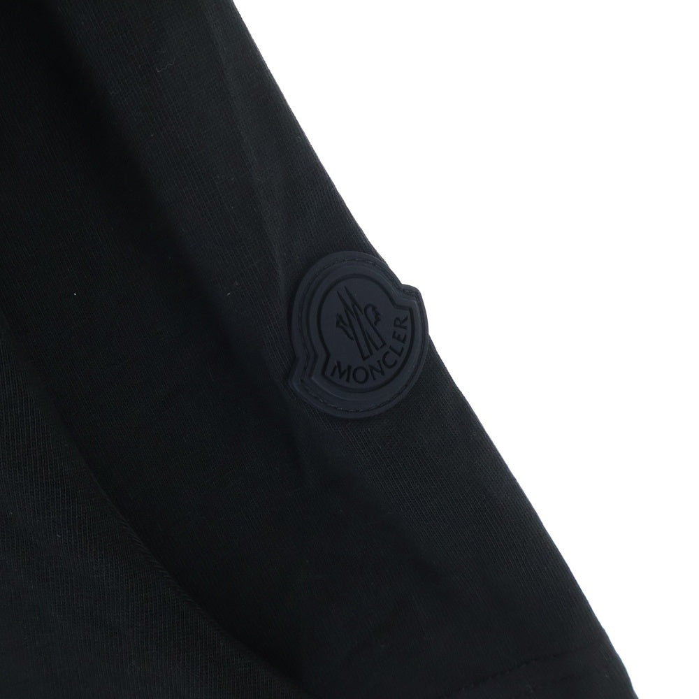 MONCLER(モンクレール) フロントロゴプリント 半袖Tシャツ カットソー K20918C00010 ブラック