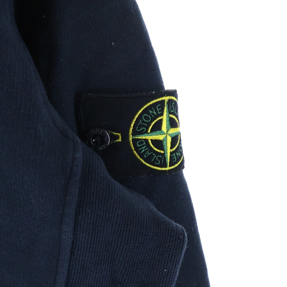STONE ISLAND(ストーンアイランド) 24AW Half Zip Sweatshirt 811563420 ハーフジップスウェットトレーナー ブラック